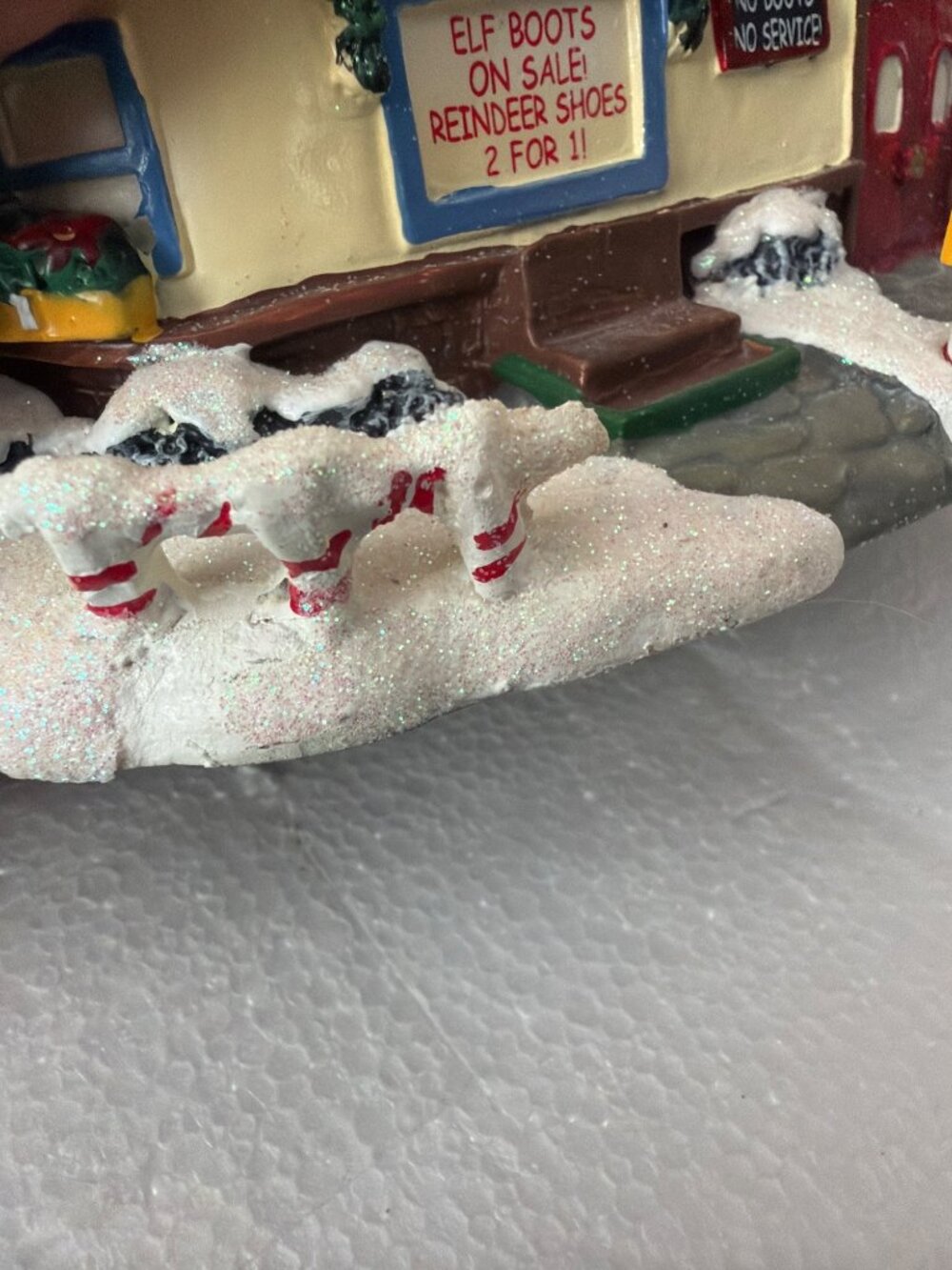 Hawthorne Village Rudolph Collection Christmas Town Cobbler NEW Vintage - Picture 17 of 17